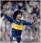 Preview: Maradona Boca Juniors 1981 - 1982 Hommage Retro Trikot
