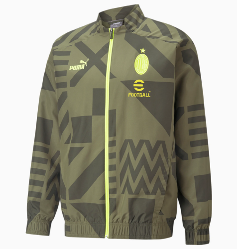 Preview: AC Milan Pre-Match Jacke - 2022-23 - grün