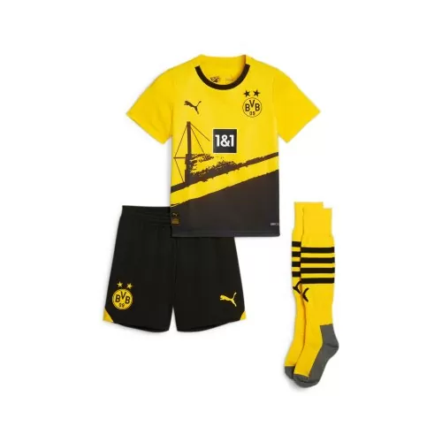 Borussia Dortmund Little Boys Football Kit 2023-24