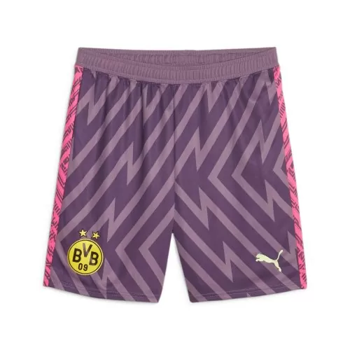 Borussia Dortmund Torwart Shorts - 2023-24 - Purple Charcoal