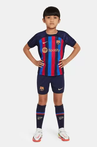 FC Barcelona Home Little Boys Football Kit 2022-23