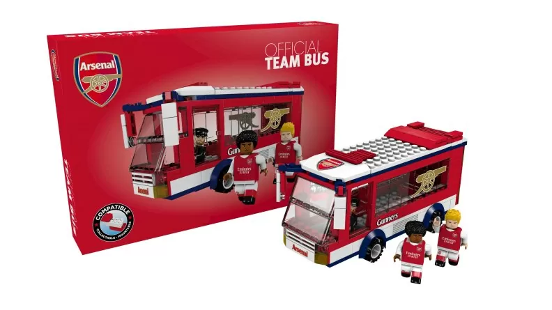 Arsenal London FC Mannschaftsbus Bausatz 230-teilig
