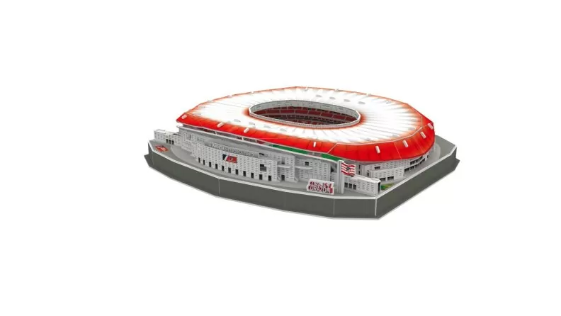 Atletico Madrid Stadion 3D Puzzle mit LED Licht