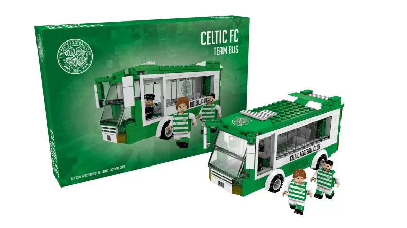 Celtic Glasgow Mannschaftsbus Bausatz 230-teilig
