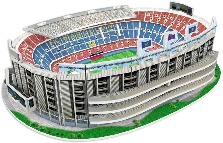 FC Barcelona Camp Nou mini Stadion 3D Puzzle