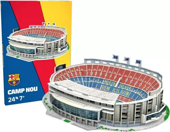 FC Barcelona Camp Nou mini Stadion 3D Puzzle