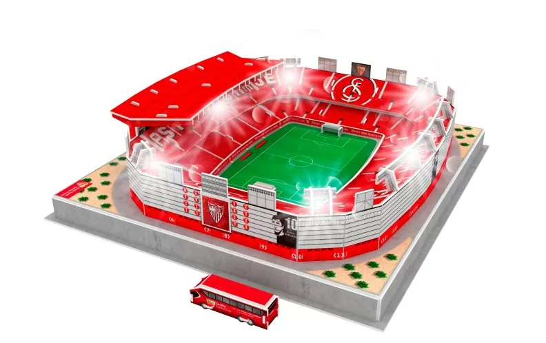 FC Sevilla Stadion 3D Puzzle mit LED