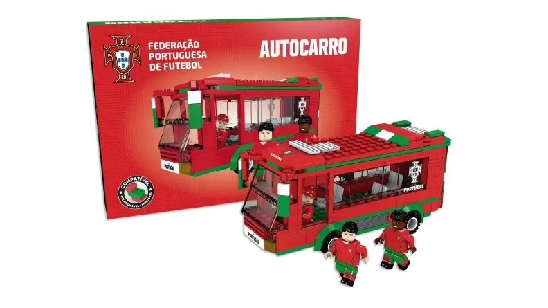 Portugal FPF Nationalmannschaft Team-Bus Bausatz 230-teilig
