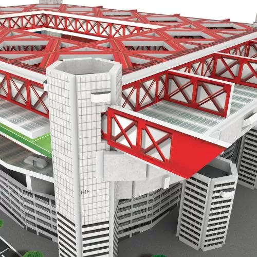 AC Milan u Inter Mailand San Siro Stadion 3D Puzzle