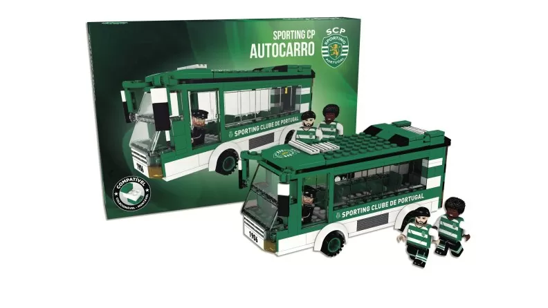 Sporting CP Lissabon Mannschaftsbus Bausatz 230-teilig