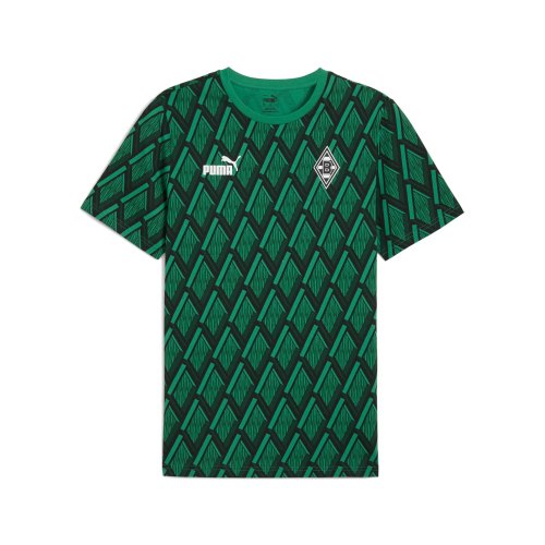 Preview: Borussia Mönchengladbach Tee AOP - 2024-25 archive green