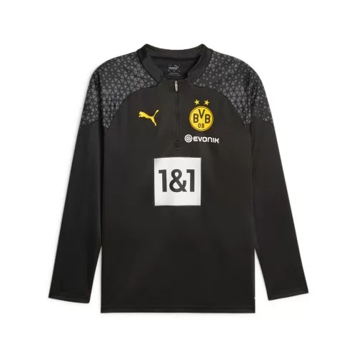 Borussia Dortmund BVB Training 1/4 Zip Top - 2023-24 - schwarz