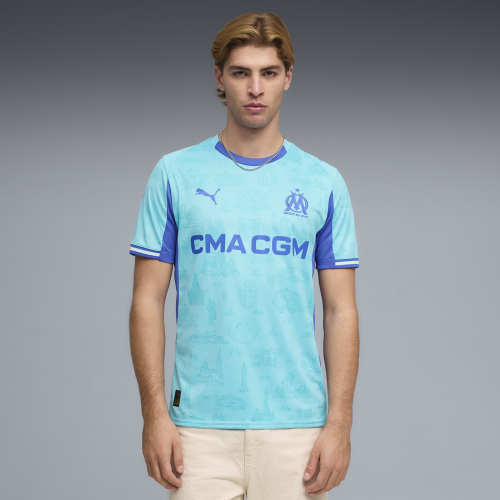 Preview: Puma OM Special Edition Jersey Replica - team aqua