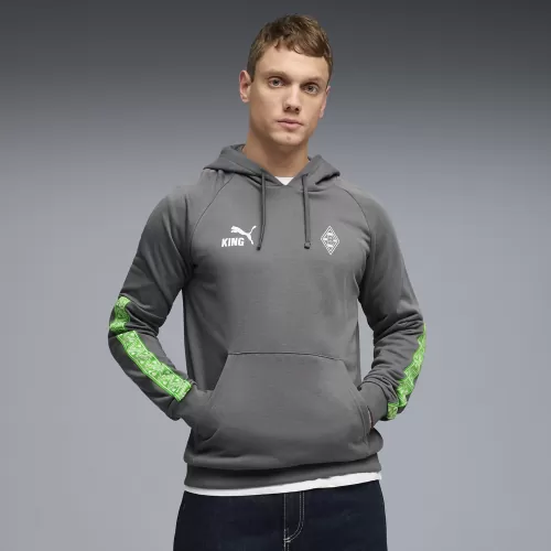 Puma BMG FtblKING Hoodie - flat medium gray