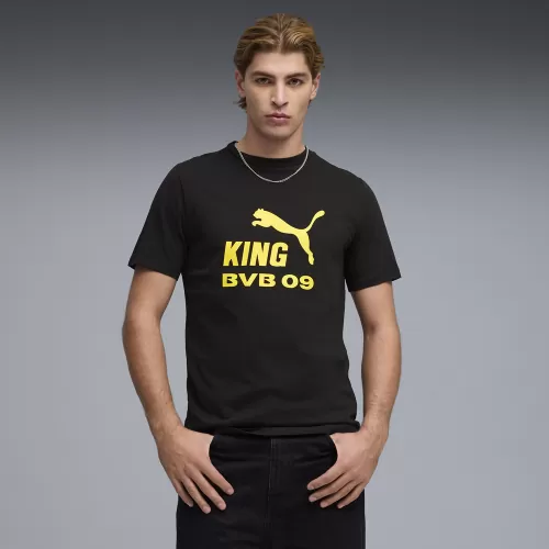 Puma BVB KING Logo Tee - puma black