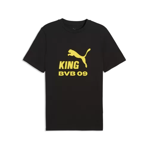 Puma BVB KING Logo Tee - puma black