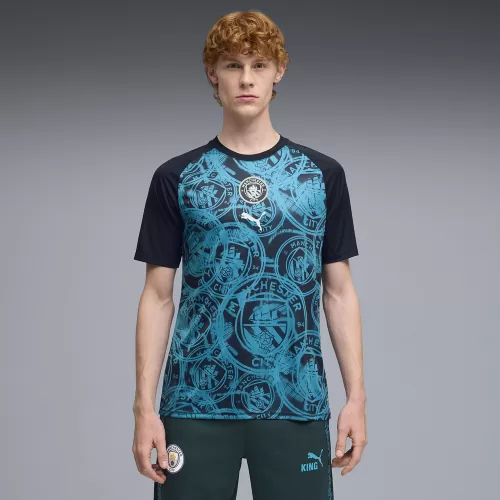 Puma MCFC Warm Up Jersey - deep navy