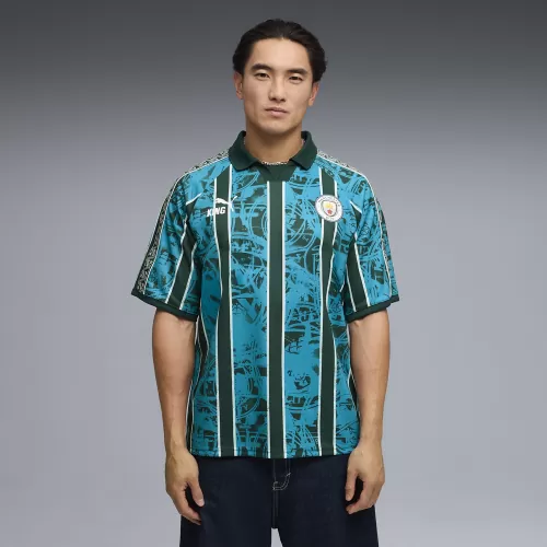 Puma MCFC KING Retro Jersey - tropical blue