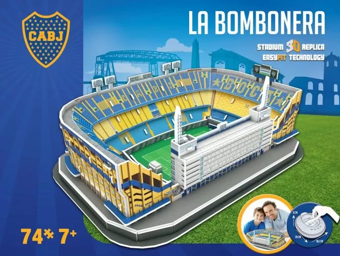 Boca Juniors La Bombonera Stadion 3D Puzzle