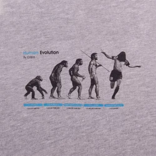 Human Evolution Shirt / COPA Fussball Evolution T-Shirt
