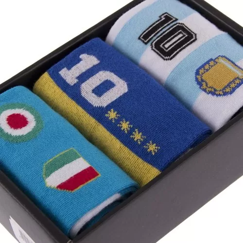 Maradona Napoli Boca Juniors Argentinien Freizeitsocken Box Set