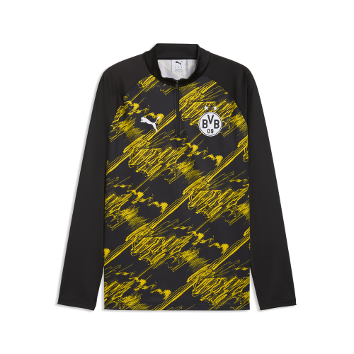 Puma BVB Warm Up 14 Zip Top - puma black